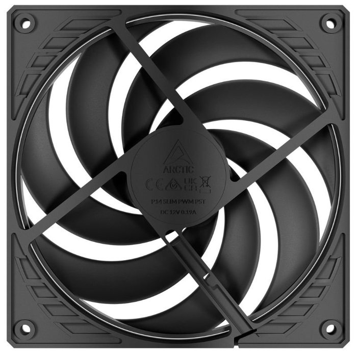 Arctic P14 Slim PWM PST Negro 140 mm Arctic P14 Slim PWM PST Negro 140 mm